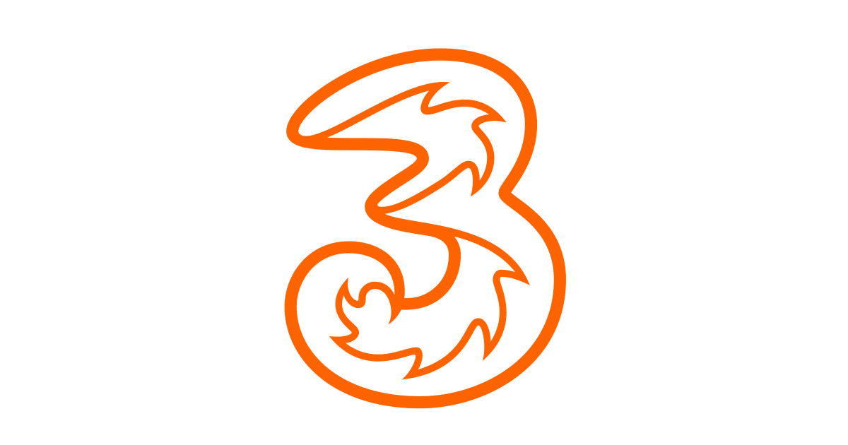 3 Logo 3 Mobil Skiltekoncept Kirkeby Dekoration