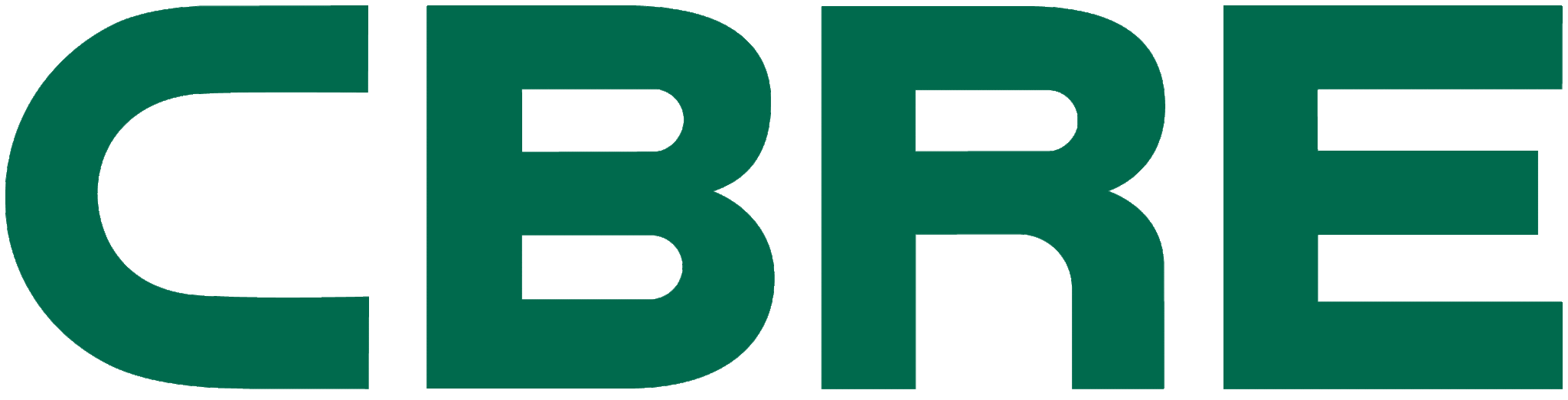 CBRE logo skilt CBRE
